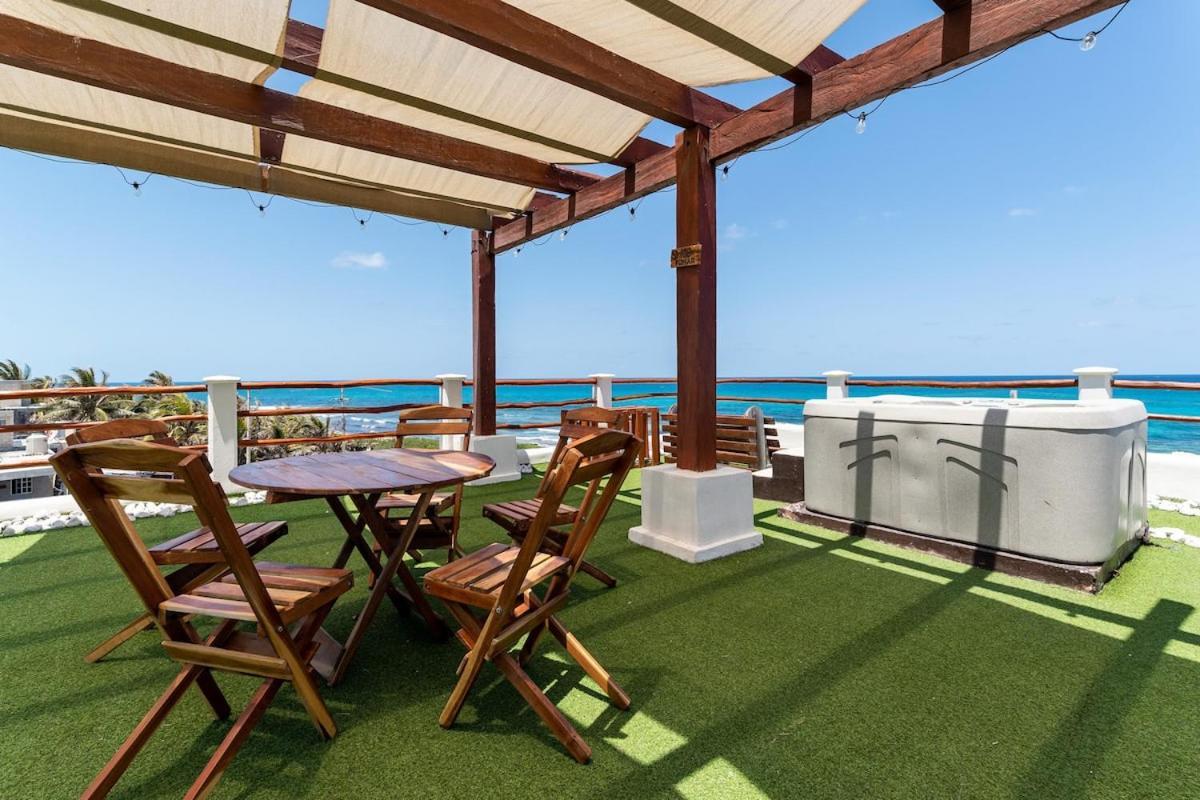 Villa With Ocean View, Pool, Restaurant And Rooftop Isla Mujeres Eksteriør bilde