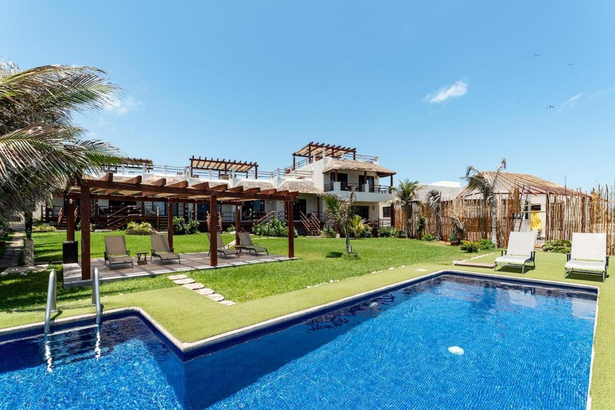 Villa With Ocean View, Pool, Restaurant And Rooftop Isla Mujeres Eksteriør bilde
